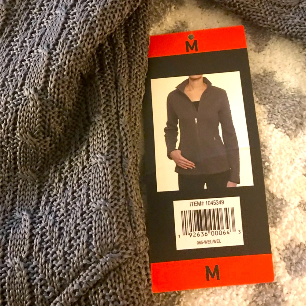 Brand new Spyder gray zip jacket.